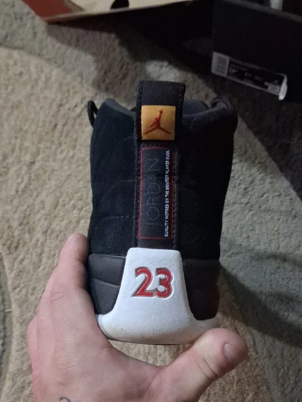RETRO 12 Reverse TAXI size 9.5 Mens.